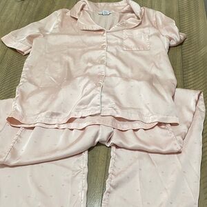 Womens Pink Pajama Set